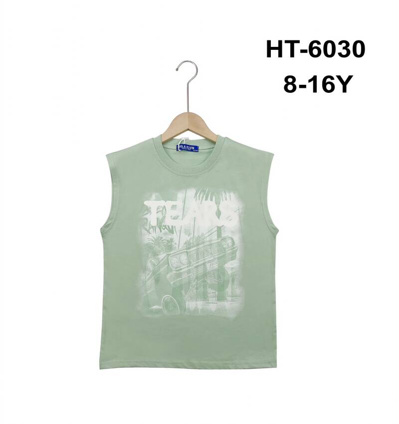 Bluzki chłopięce. Roz 8-16. 1 Kolor Paczka 5 szt.